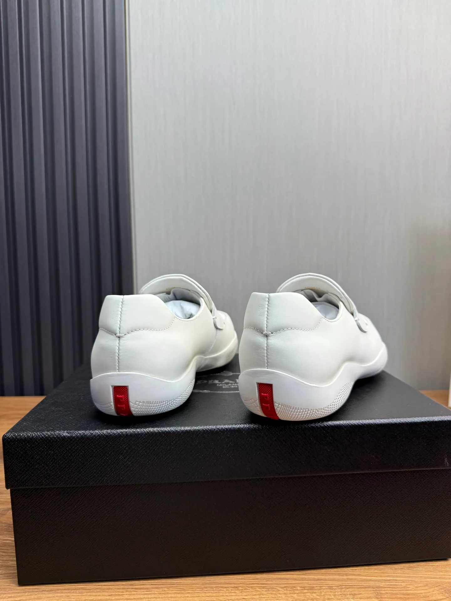 Men's shoes 💰760💰 [PRADA] New models synchronized with the official website, high-quality shipments ✔️Best sellers🔥 Original cowhide + cowhide lining, 1🆚1 replica, original original sole, 38-45 (men's 38.45 custom-made, non-refundable)